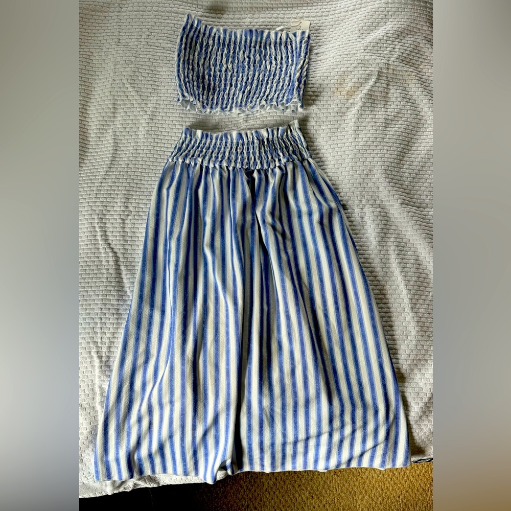 Two Piece matching top and skirt